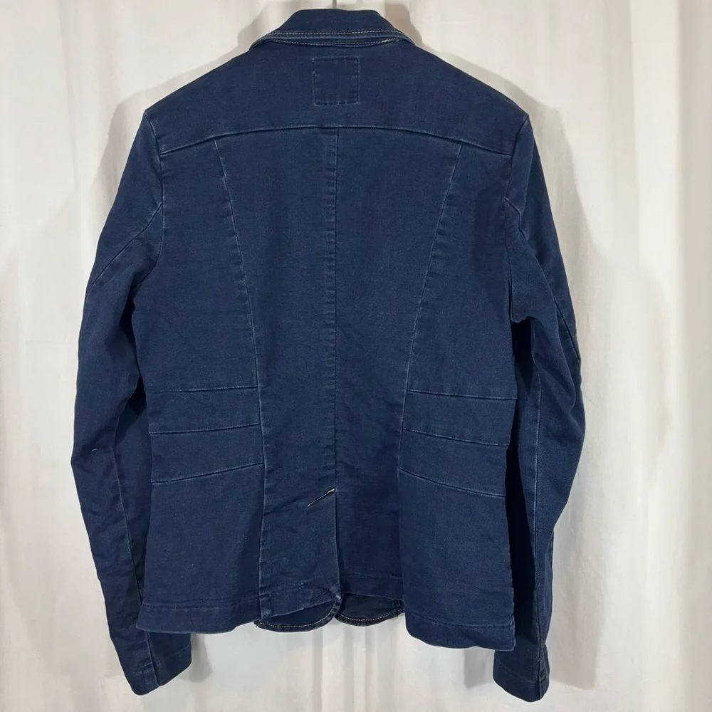 Sandwich Women’s Stretch Denim Blazer Jacket – Size 38 Early 2000s / Y2K Style - Picture 3 of 9